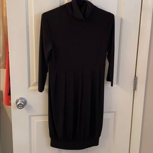 Long sleeve black dress